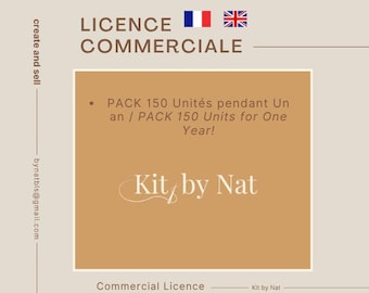 Licencia comercial jefe 150 UNIDADES