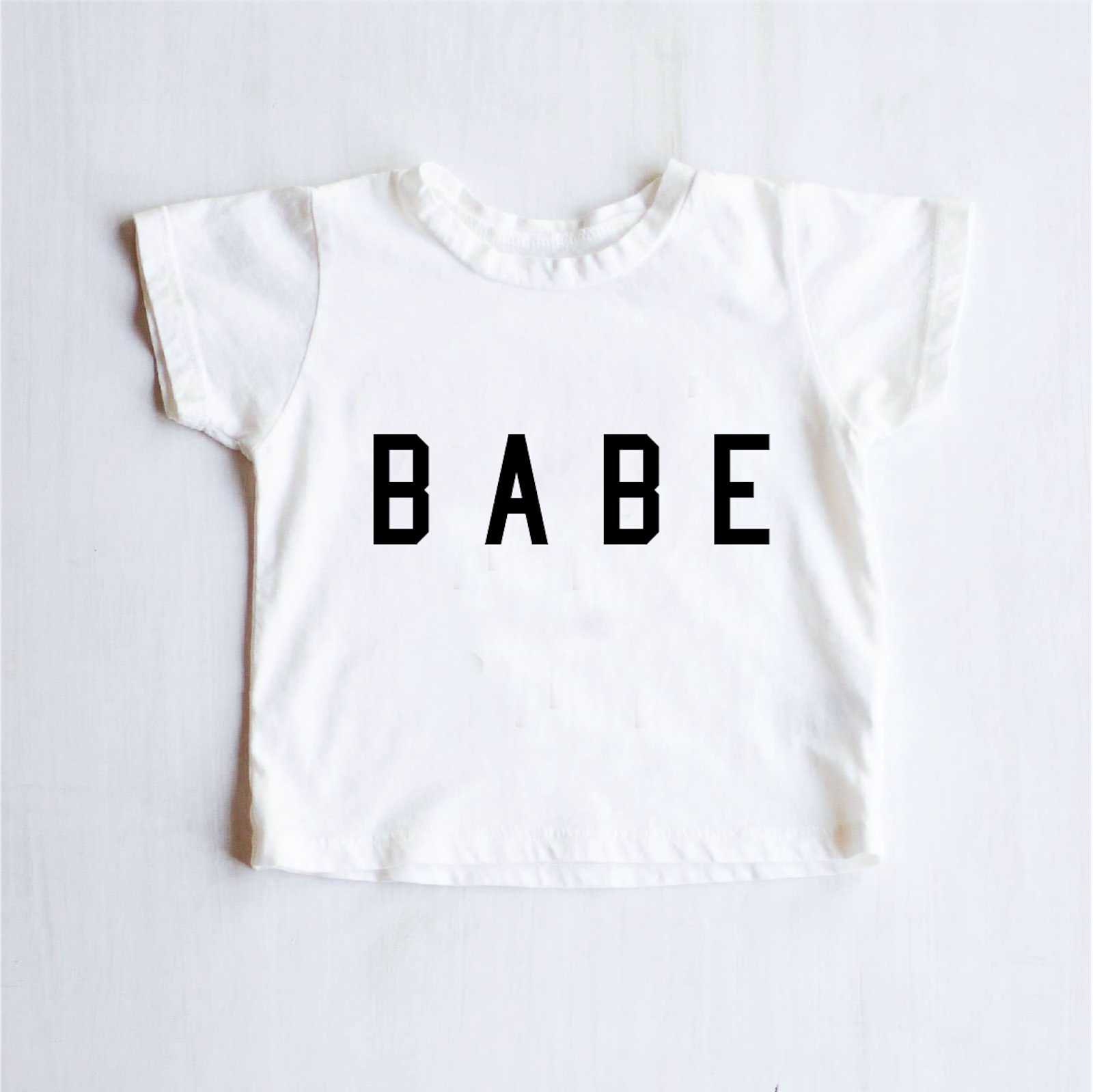 BABE Shirt BABE Tshirt Toddler Babe Shirt Little Girl Etsy