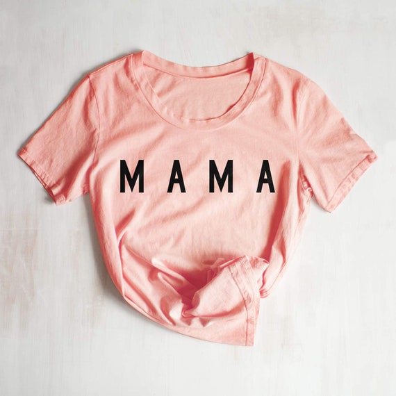 MAMA Shirt MAMA Pink Crewneck Gift for 