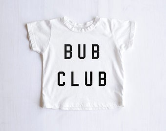 Baby White "Bub Club™" Boys Tee