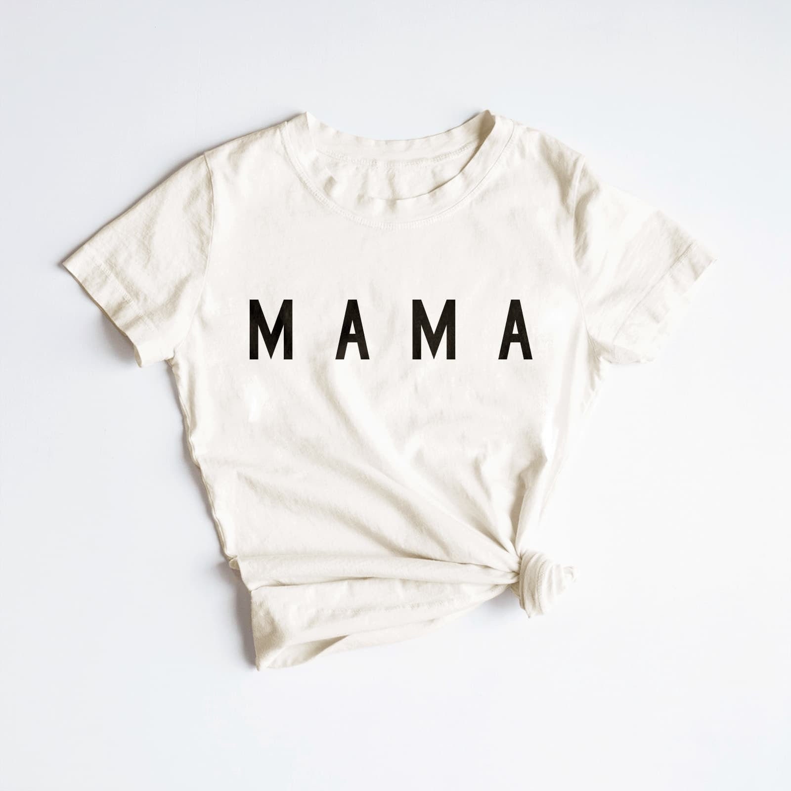 MAMA Shirt MAMA Cream Crewneck Gift for 