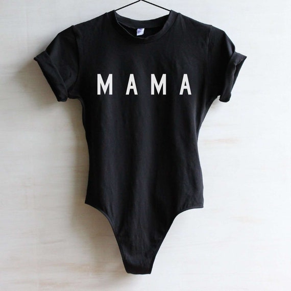 MAMA Bodysuit MAMA Crewneck Gift For Mom Mom Bodysuit Etsy