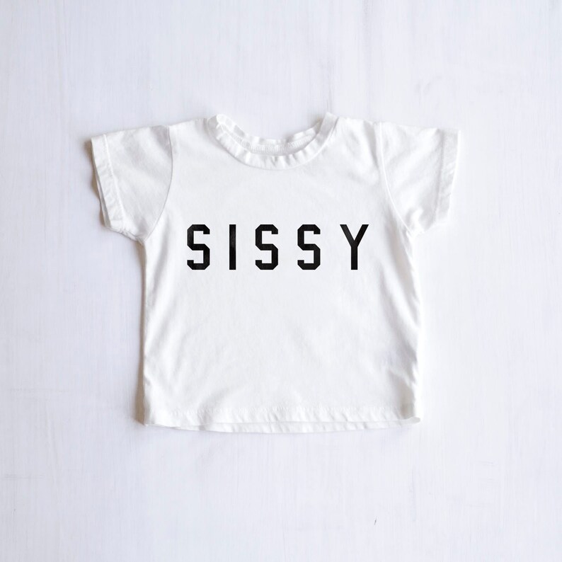 Baby White Sissy™ Girls Tee Off White