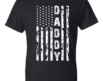 American Flag Daddy T-Shirt, Father's Day Gift