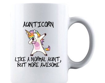 Aunticorn Coffee Mug, Funny Aunt Gift