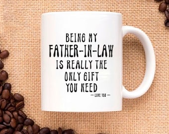 Funny Father-in-Law Coffee Mug, Novelty Gift