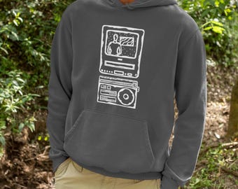 Oldschool Media Hoodie | Weird Designs | Unisex Outdoor Gear | Sweatshirts | Beach Apparel