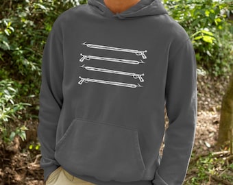 Spearfishing Hoodie | Weird Designs | Unisex Outdoor Gear | Sweatshirts | Beach Apparel
