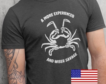 Ninja Crab Graphic Tee | American-made multipurpose t-shirt for outdoor, fitness, and casual use