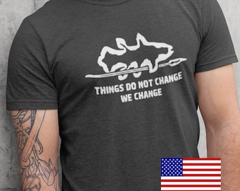 Spear'd Coelacanth Graphic Tee | American-made multipurpose t-shirt for outdoor, fitness, and casual use