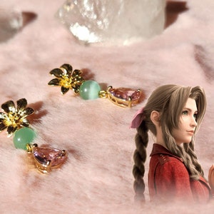 Aerith Gainsborough Inspired Earrings