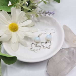 Cosmic Butterfly Silver earrings