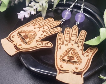 Palmistry Earrings