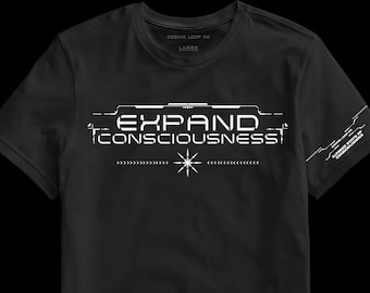 Espandere la T-shirt Consciousness / Maglietta psichedelica / Fungo Psichedelico