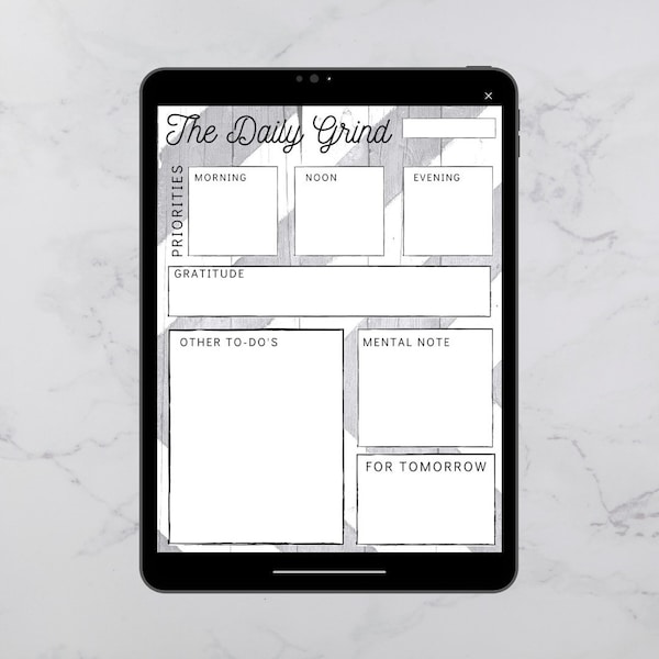The Daily Grind Planner Etsy