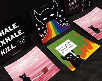 Lil'Devil STICKER ∘ glossy ∘ selfmade