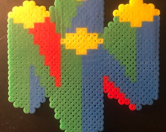 Nintendo 64 Logo Perler Bead (N64)