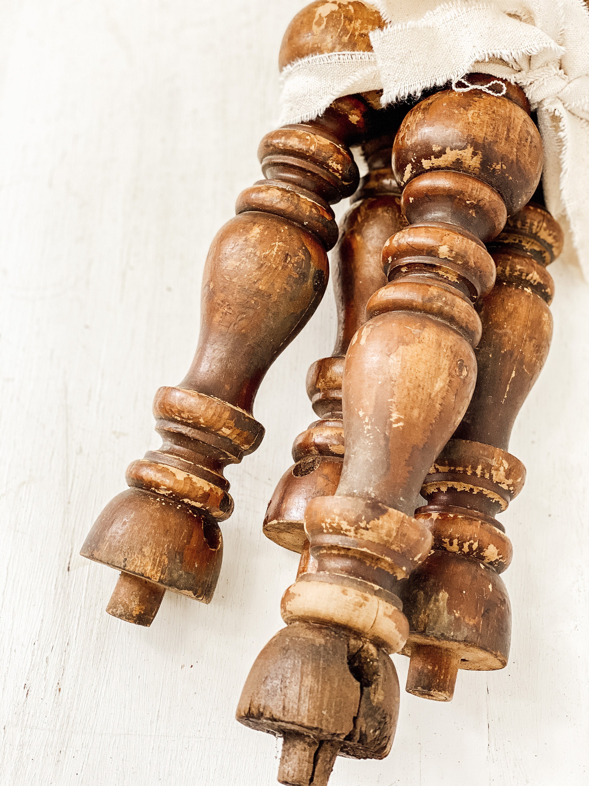 Set of 4 matching Spindle Legs Etsy