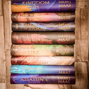 Throne of Glass Dust Jacket set SJM OFFICIALLY LICENSED image 4