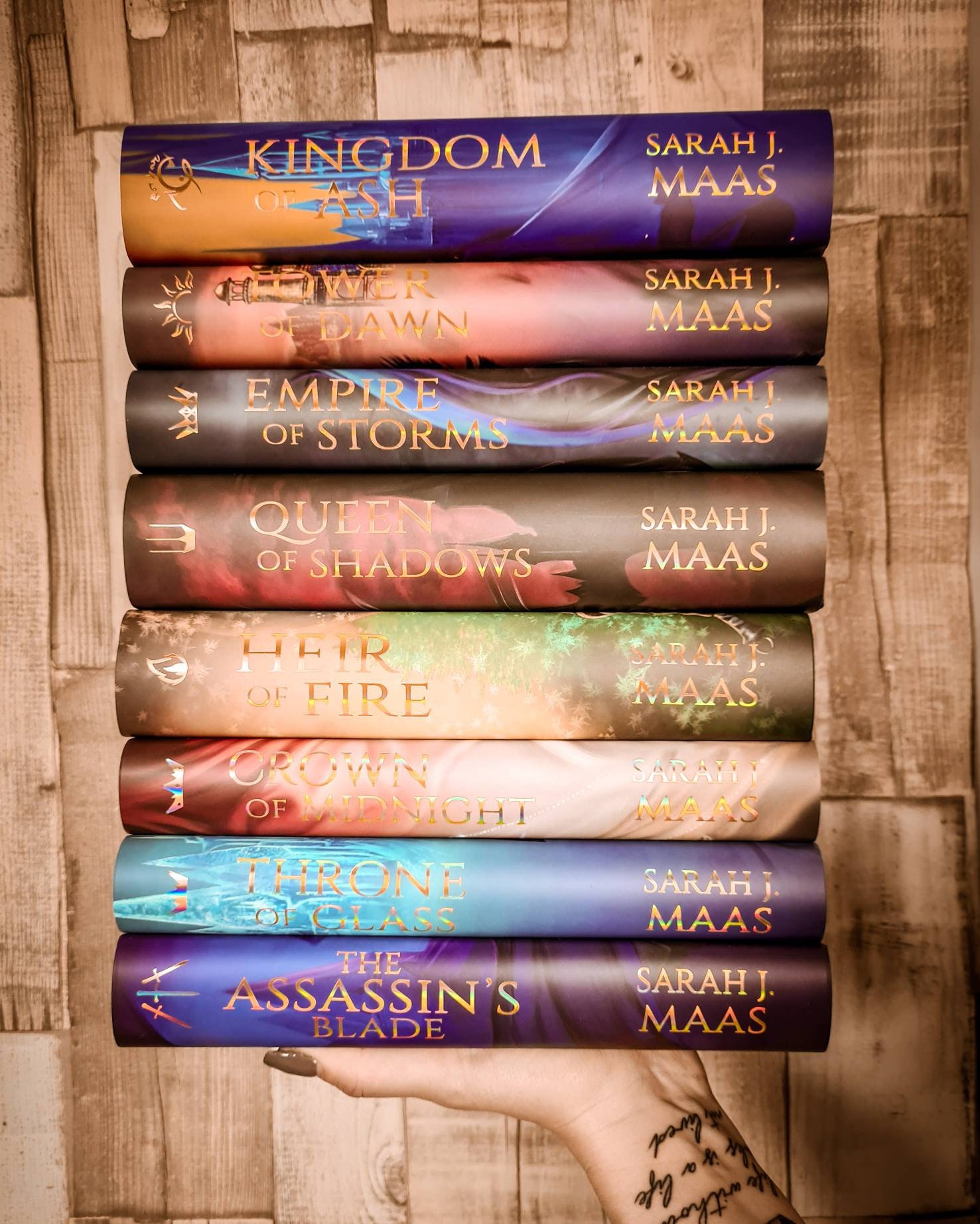 Throne of Glass Dust Complete Collection (8 books) with Custom Jackets