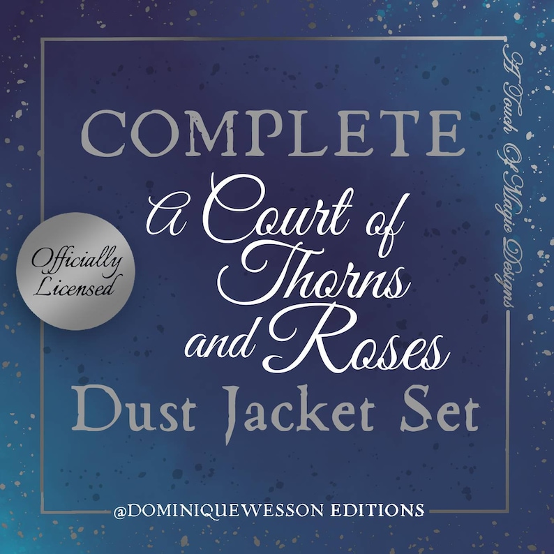 A Court of Thorns and Roses SJM OFFICIALLY LICENSED Dust Jacket set image 2