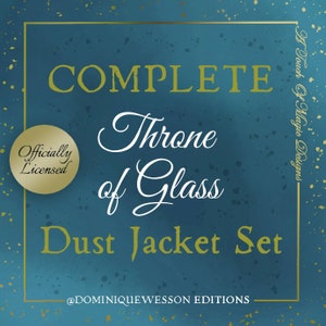 Throne of Glass Dust Jacket set SJM OFFICIALLY LICENSED image 3