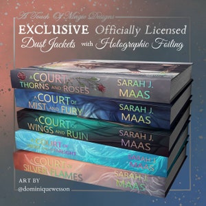 A Court of Thorns and Roses Dust Jacket set OFFICIALLY LICENSED image 1