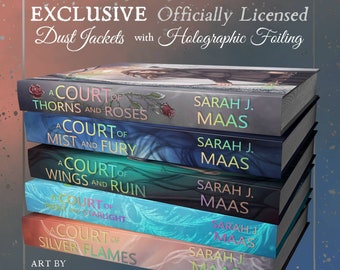 A Court of Thorns and Roses - Dust Jacket set - OFFICIALLY LICENSED