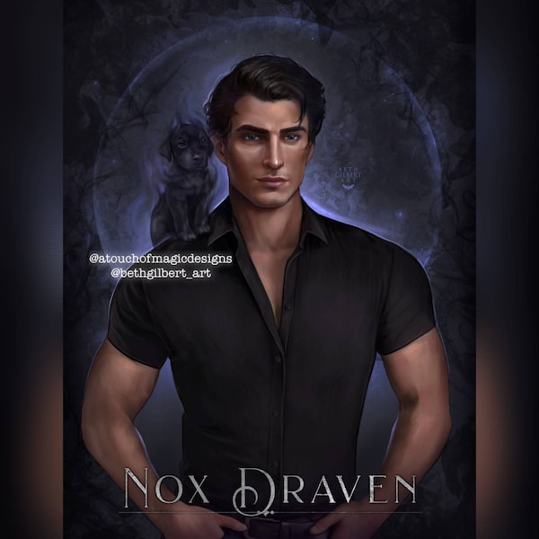 Nox Draven - double sided -  OFFICIALLY LICENSED - premium print