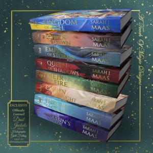Throne of Glass - Dust Jacket set - SJM OFFICIALLY LICENSED