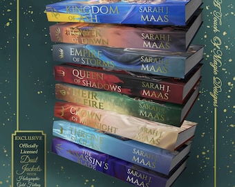 Throne of Glass - Dust Jacket set - SJM OFFICIALLY LICENSED