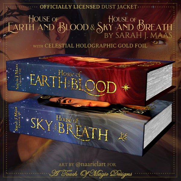 Starlight editon - alternative art dust jacket set- Crescent City - officially licensed SJM