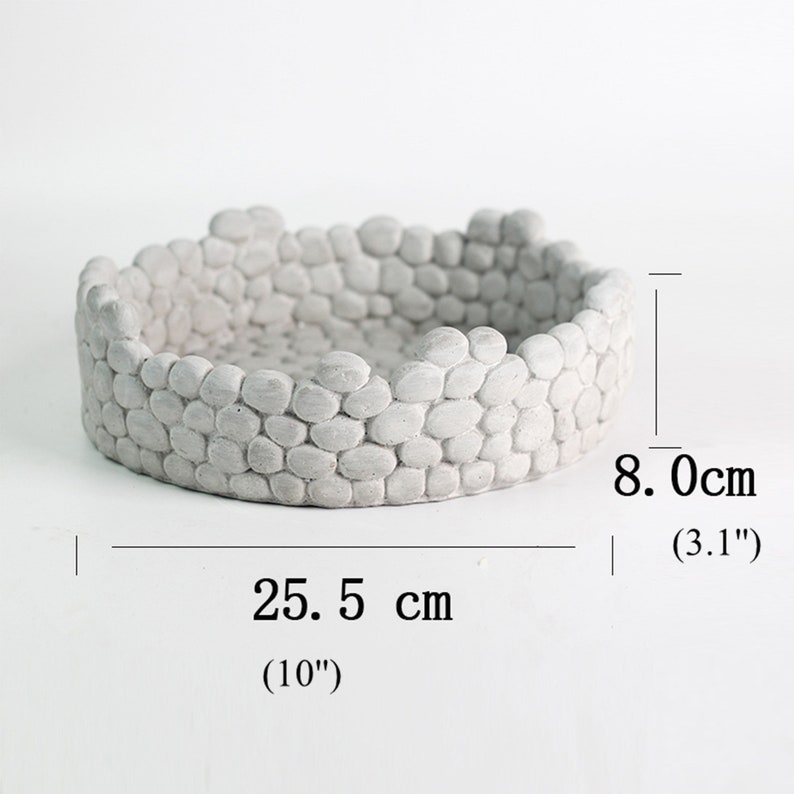 DIY River Stone Planter Silicone Mold Make Flowerpots From Etsy