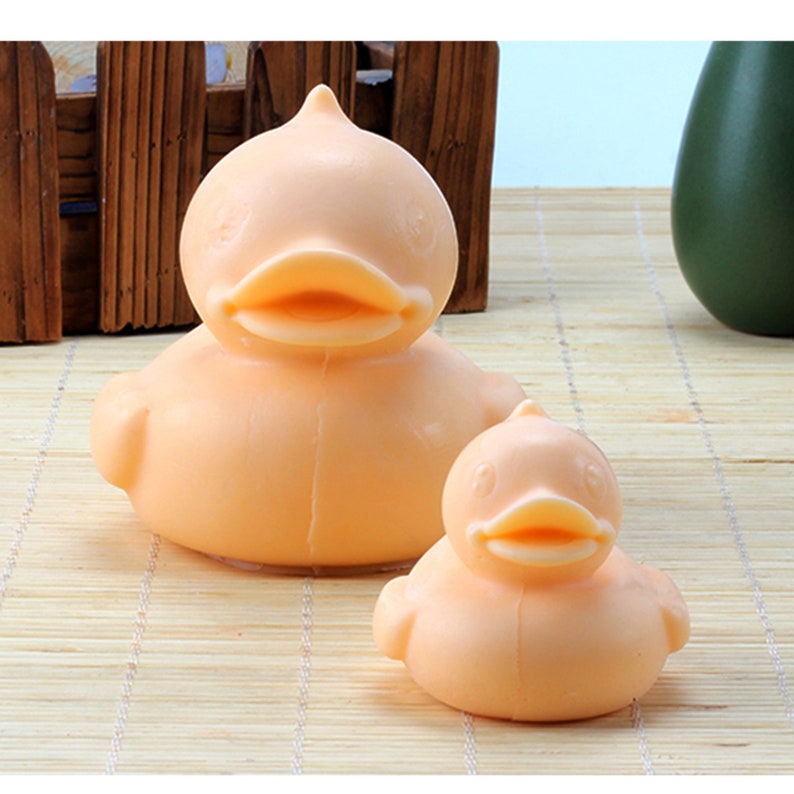 3D Cute Duck Shaped Silicone Soap Molds for Family Handcraft Etsy