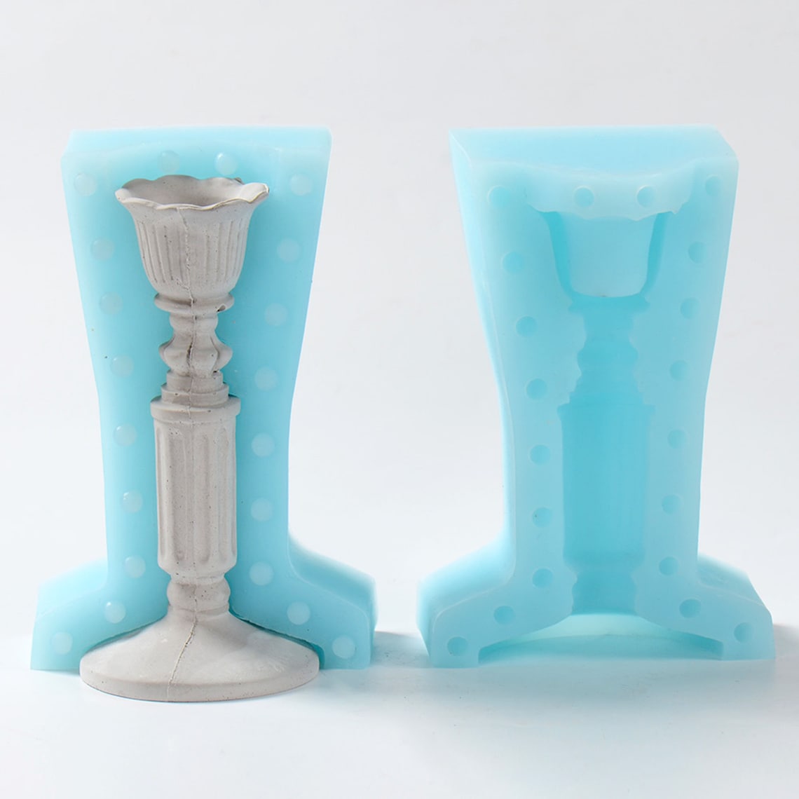DIY Candlestick Silicone Mold For Home Candle Holder Making Etsy