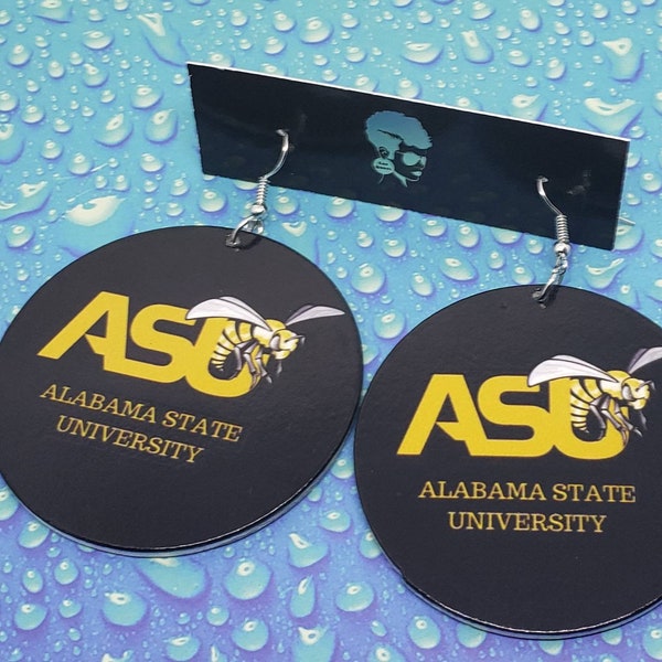 ASU earrings Alabama State University earrings