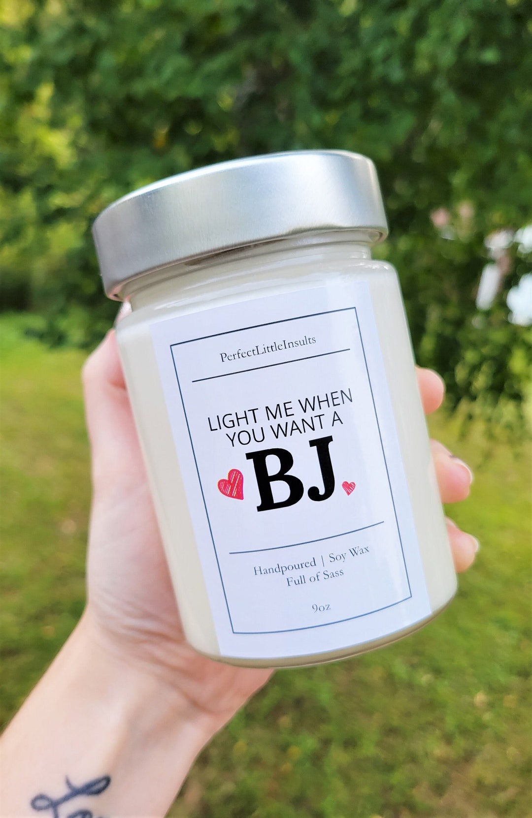 Light Me When You Want A BJ Candle, Funny Candle, Anniversary Gift, Soy