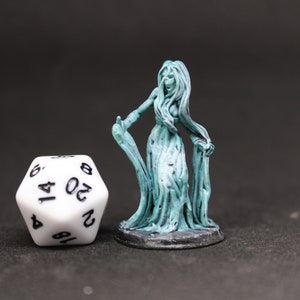 Ghost Minature - Banshee Miniature - Dungeons and Dragons, Pathfinder, DND, RPG, Tabletop RPG, Wargame