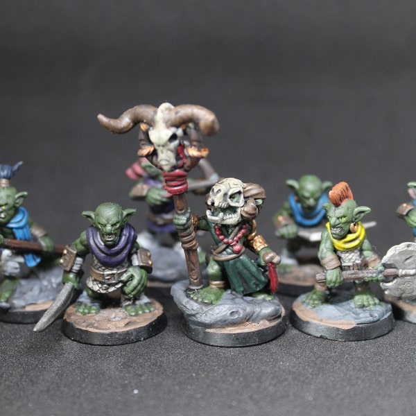Goblin Tribe Miniatures - Dungeons and Dragons, Pathfinder, DND, RPG, Tabletop RPG, Wargame