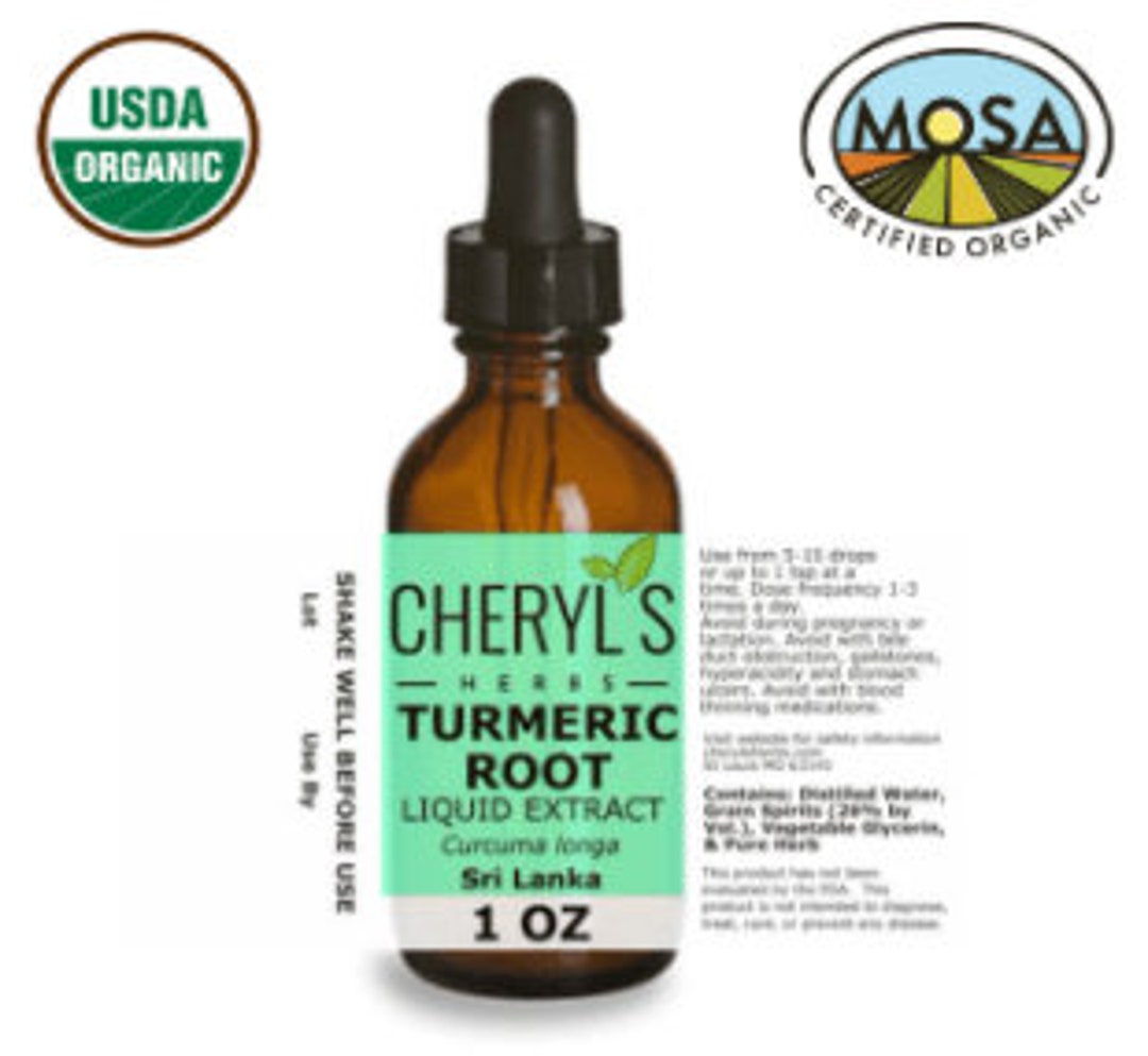 Turmeric Root Liquid Extract Etsy