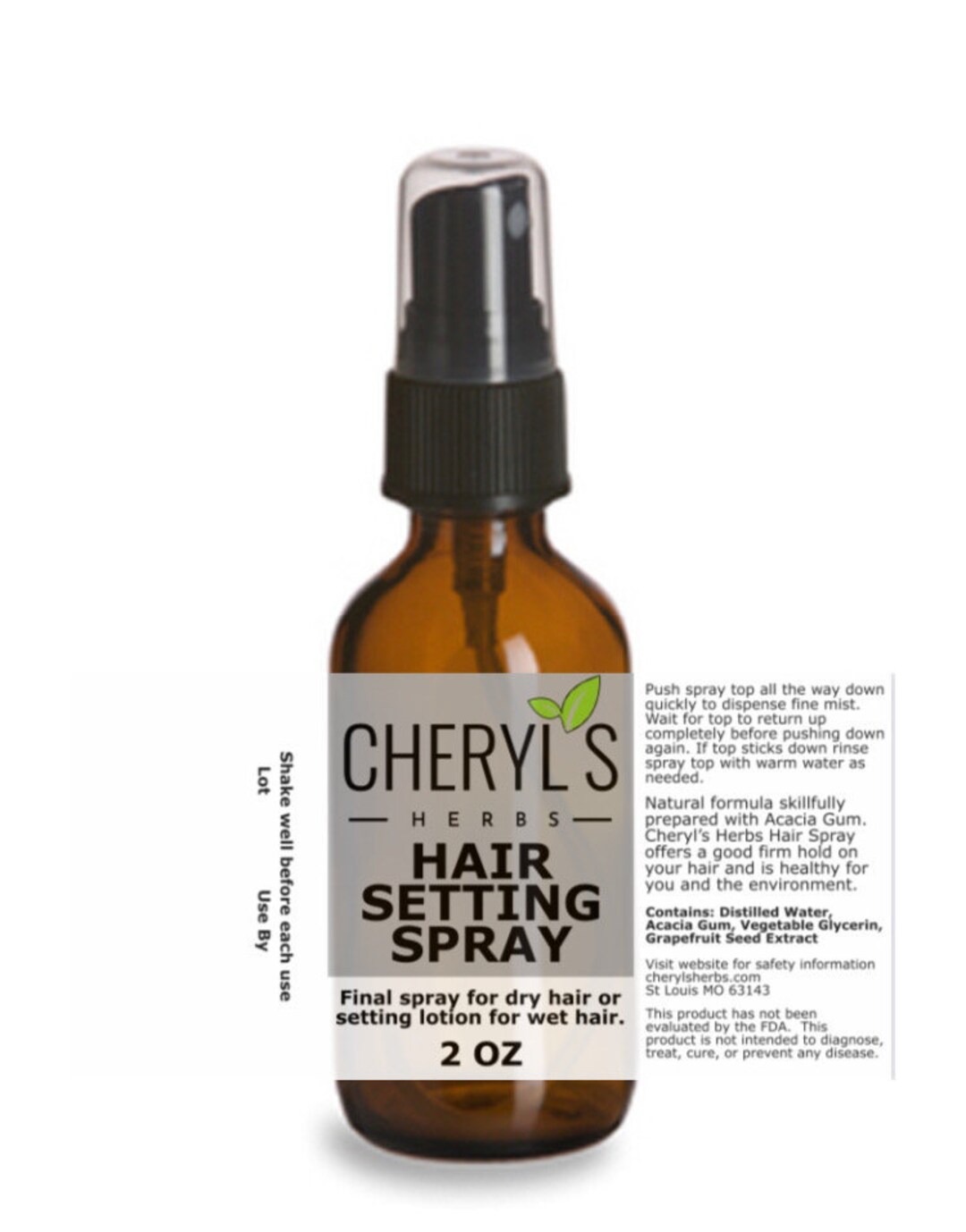 Hair Setting Spray Etsy