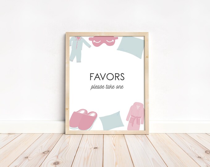 Editable Favor Sign, Moon Party Sign, Moon Party Decor, Printable Party ...