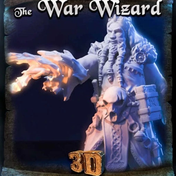 Black Scroll Games - Hero - War Wizard - Human Wizard