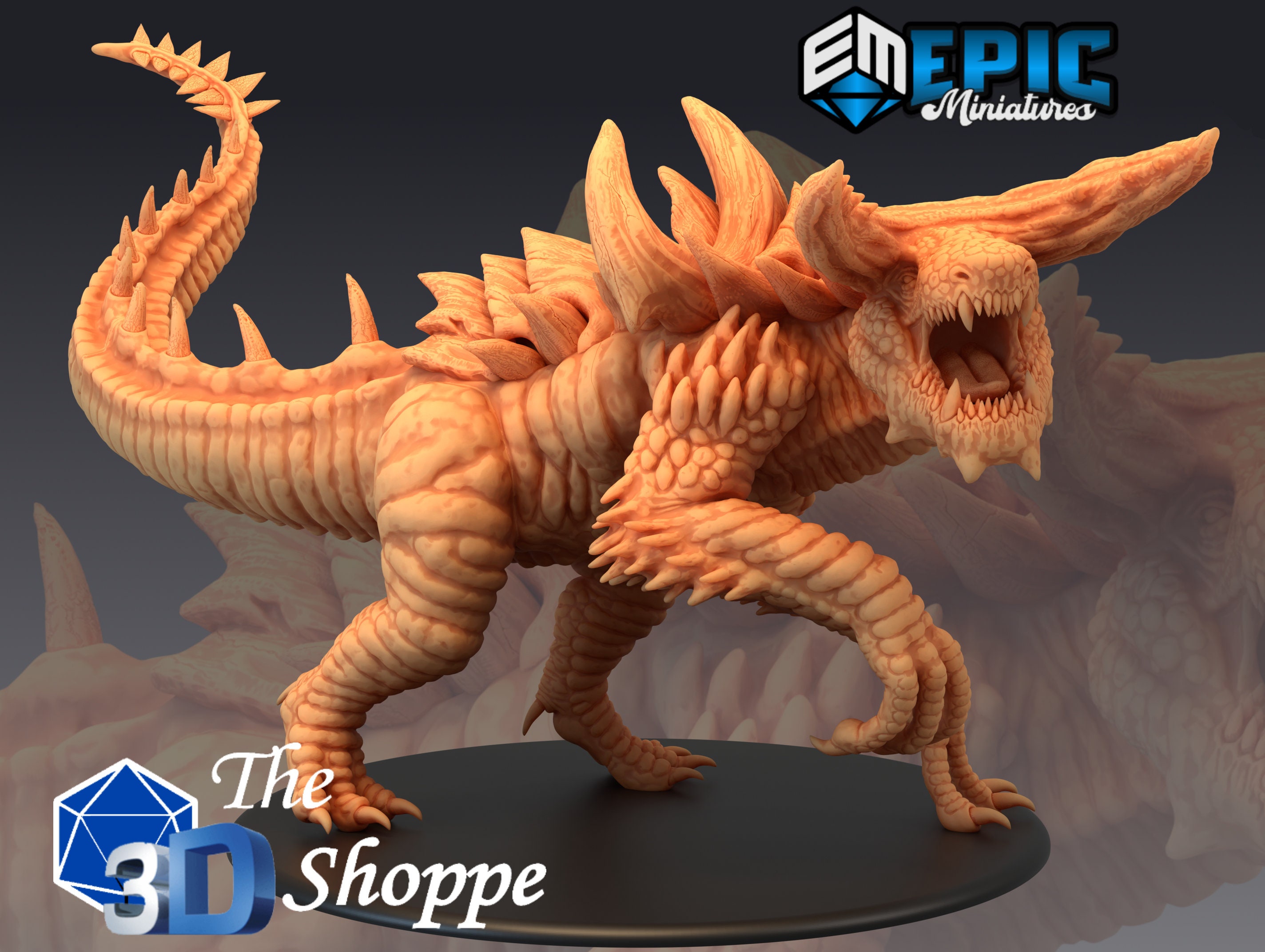 Tarrasque XXL Premium Figure Lord of the Print Dungeons and Dragons