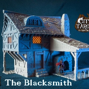 Black Scroll Games - City of Tarok - Black Smith - 32mm, 28mm, 15mm, 10mm, 6mm scale