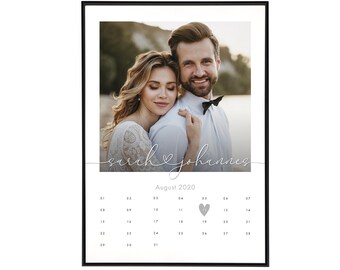 Regalo di anniversario per lei e per lui - regalo di anniversario di matrimonio personalizzato, regalo per coppie, regalo di nozze, regalo di coppia