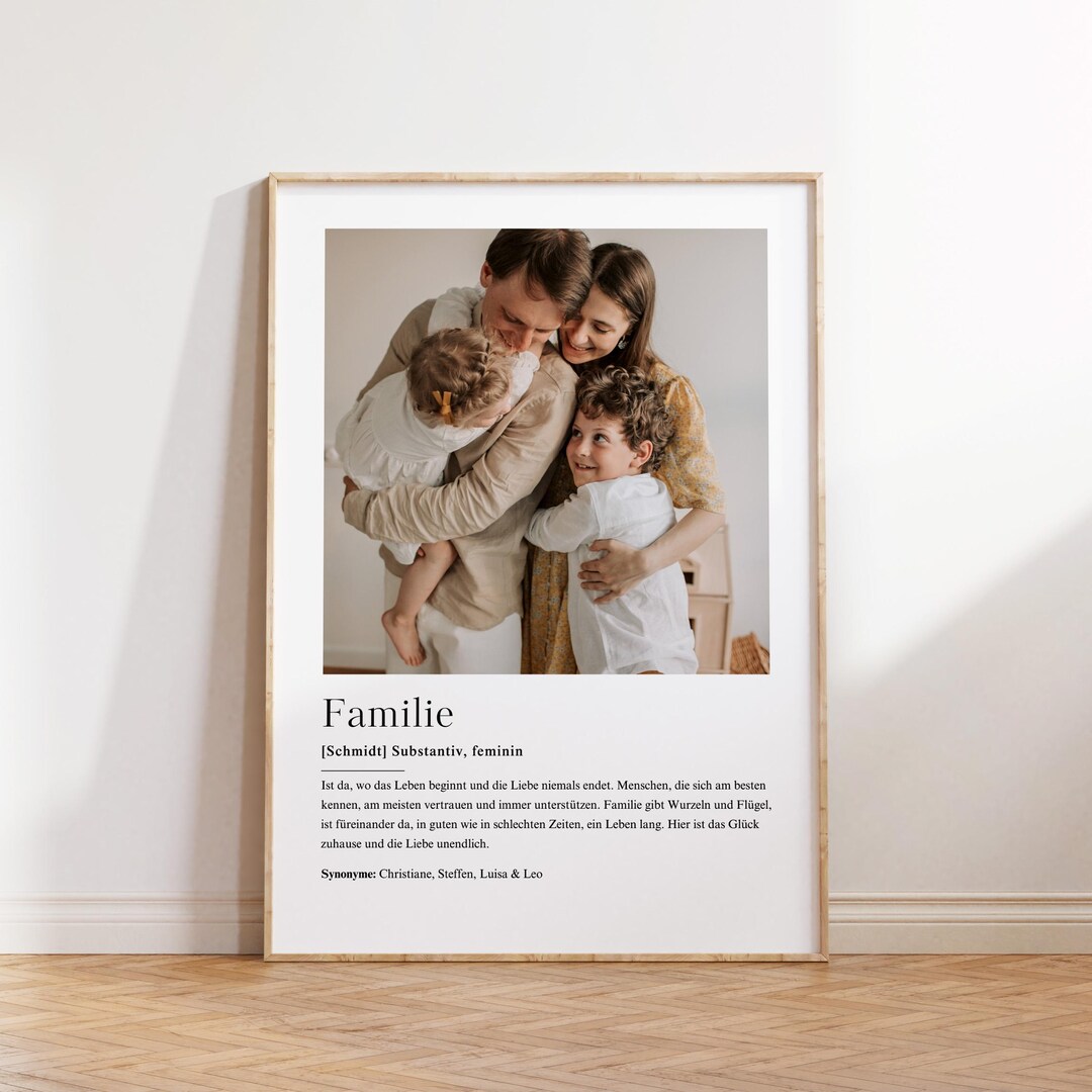 Family Definition Gift Photos - Personalized Photo Collage for Families ...
