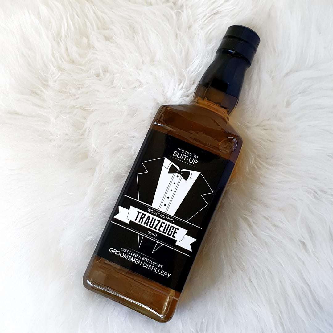 Bottle Label, Best Man, Gift, Ask Best Man, Wedding, Sticker, Whiskey ...