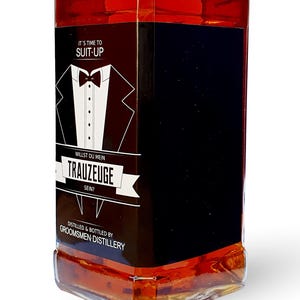 Bottle Label, Best Man, Gift, Ask Best Man, Wedding, Sticker, Whiskey ...