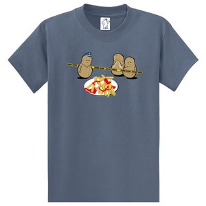 Potato Murder | Funny Shirts |Men&#39;s Shirts | Big and Tall Shirts | Men&#39;s Big and Tall Graphic T-Shirt